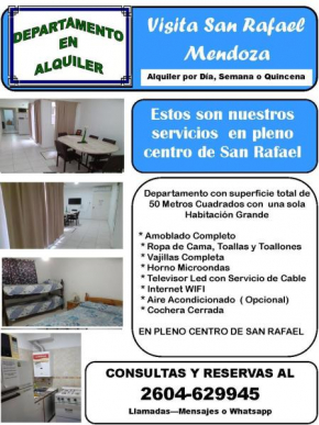 Departamentos San Rafael Mendoza